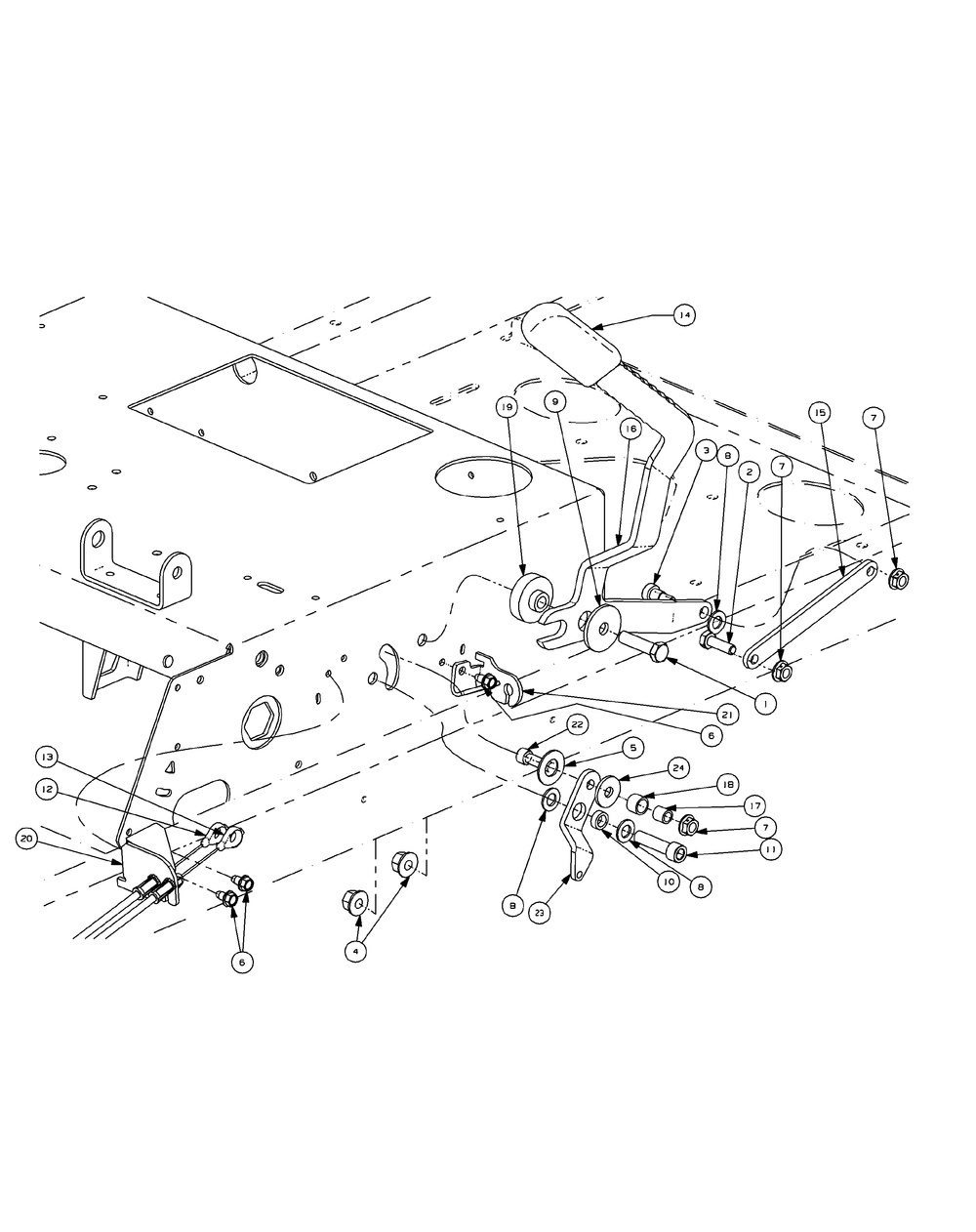 Brake Assembly (2008 And Before) Diagram and Parts List for ENFORCER48 53AH3AGN050-22HP Cub Cadet Lawn Tractor
